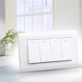 86*146big Size Long Four Gang One Way Wall Switch