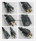 5-15p Twist Lock Plug Cord Extension Cord with 3 Pin Plug