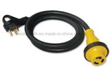 30AMP Premium RV Twist Lock Power Cord with Grip Handles