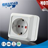 Schuko Electrical 1 Gang Wall Socket with Child Protection