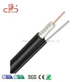 Telecommunication Standard Shield Rg59+M Coaxial Cable with Steel Messenger