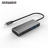 Type C to USB3.0 2port Type C 2hub Pd Aluminum Adapter (9.5023/9.5024)