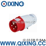3 Phase 32A En 60309 Standard Power Plug with Red/White Color