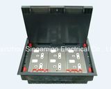 Access Floor Socket Three Compartment Under Floor Box