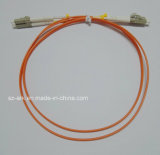 Fiber Optic Cable with Duplex LC-LC Connectors (1M)