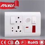 Harvell Electrical Plastic Power Button Socket and Switch