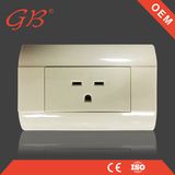 South American ABS Copper Electrical Wall Socket