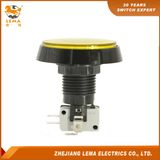 Electrical LED Plastic 60.8mm Yellow Push Button Micro Switch Pbs-005
