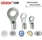 Circular Naked Terminals Non-Insulated Ring Copper Terminals