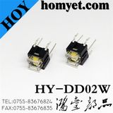High Quality Tact Switch with 6pin LED Tactile Switch (HY-DD02W)
