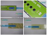 Metal Dome Flexible Circuit Membrane Switch with LED Backlighting