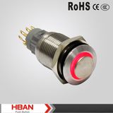 Waterproof Anti Vandal 12V LED Light Push Button Switch