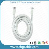 3c 2V Coaxial Cable with F TV Plug IEC Connectors