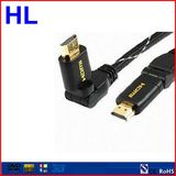 High Defination 1080P Round 270 Degree Rotatable HDMI Cable