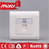 4core Rj11/RJ45 Tel Socket Computer Wall Socket