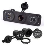 LED Digital Voltmeter DC 12V Power Socket
