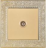 British Standard One Gang TV Socket Flat (N4)
