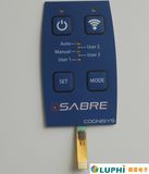 0.5mm Pitch Zif Connector EL Lamp Backlight and FPC Circuit Membrane Switch, Mic0874