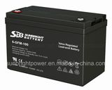 SBB UPS Lead Acid Battery 12V100ah VRLA UPS Backup Emergency Battery CE RoHS UL Approved