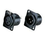 3-Pin XLR Panel Mount Connector Chassis Socket (1093)