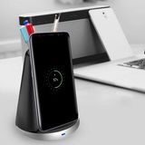 Pen Container Design Wireless Charger 2 Coils Fast Charging Charger