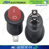Locking Red Button 12V Rocker Switch