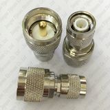 RF Coaxial Adapter TNC Male Jack to UHF Male Jack Connector Adapter