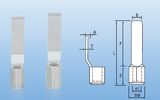 Dbn 1.25-18 AWG22-18 Non-Insulated Blade Terminal