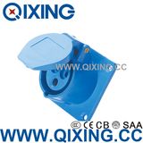 Qixing Cee/IEC Panel Mounted Straight Socket (QX-313)