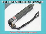 Power Distribution Unit 6 Way UK Socket 19 Horizontal Rack PDU