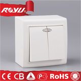 High Quality Power 2 Way Modular Lighting Wall Switch