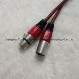 3 Pin Male to Female XLR Speaker/Microphone/Sound Equipment Red Cable