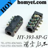 3.5mm 8p Stereo Earphone Jack Audio Connector with Gold Plating