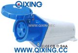 Cee/IEC IP67 32A 3p Blue Wall Mounted Socket