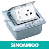 Aluminum 45module Type Daming Pop-up Floor Box with Sockets