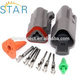 Waterproof 22-16AWG Deutsch Dt 3 Pin Car Electrical Wire Connector Plug Dt06-3s Dt04-3p