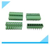 8 Way 3.5mm Angle Screw Terminal Block Connector Green Pluggable