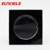 Black Round Shape86*86mm 250V 1 Gang Wall Switches UK