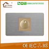 Brushed Stainless Steel Dimmer Switch Use for Home