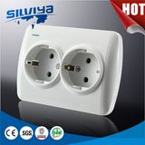 Durable Quality Double Germany Standard Schuko Socket