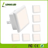 0.3W 110V 120V 220-240V Plug LED Night Light with Automatic Dusk to Dawn Light Sensor