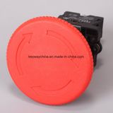 22mm Mushroom Emergency Push Button Switch with Keyway Brand