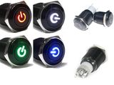 Aluminum LED Car Metal Power Push Button Switch
