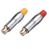 New Product RCA Female Connector Audio Male Connector (R0060PG)