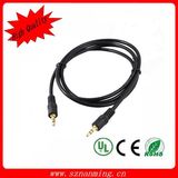 Molded Double Color 3.5mm Stereo Plug to 3.5mm Stereo Cable