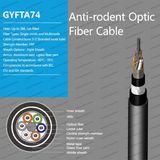 Gyfta74/Gyfta84/GYTA2sr3 Outdoor Anti-Rodent Optic Fiber Cable