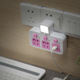1 to 3 Night-Lamp Converter 3 Outlet German Power Electric Socket Power Strip with USB