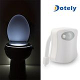8 Color Changing LED Toilet Seat Light Motion Sensor Toilet Bowl Light