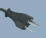 3 Prong Grounded Swiss Power Cord with Sev and VDE Approved