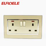 250V/13A 146*86mm Double Gang Switched Socket